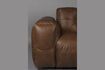 Miniaturansicht Modulares 4-Sitzer Sofa aus braunem Leder Hackman 2