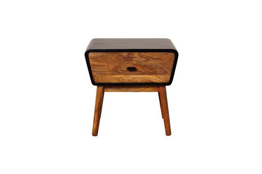 Nachttisch aus dunklem Holz Onor