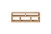Miniaturansicht Niedriges Regal aus hellem Holz Jill 5
