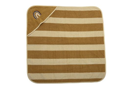 OEKO-TEX Baumwollhandtuch braun Agnes
