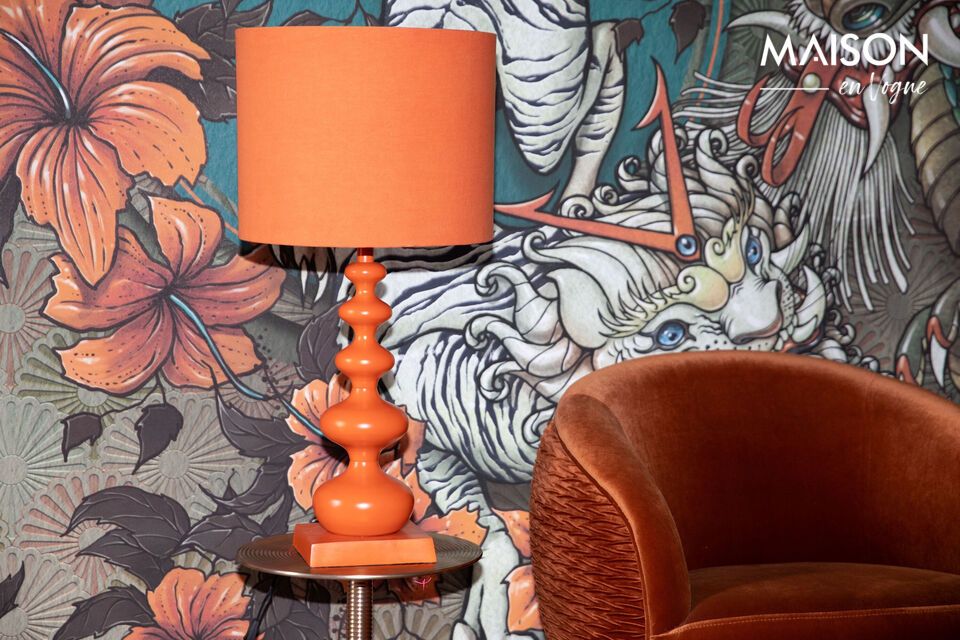 Die Tischlampe When Orange is King ist eine Ode an die Kühnheit und Kreativität