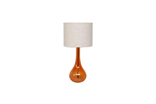 Orangefarbene Glas-Tischlampe Magic