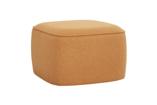 Orangefarbener Stoffsitzsack Cube
