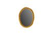 Miniaturansicht Ovaler Spiegel aus vergoldetem Metall Beni 1
