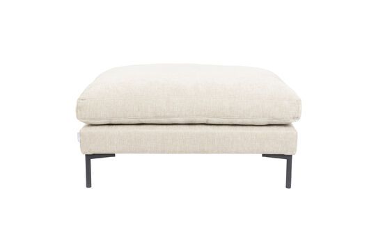 Pouf aus cremefarbenem Stoff Summer ohne jede Grenze