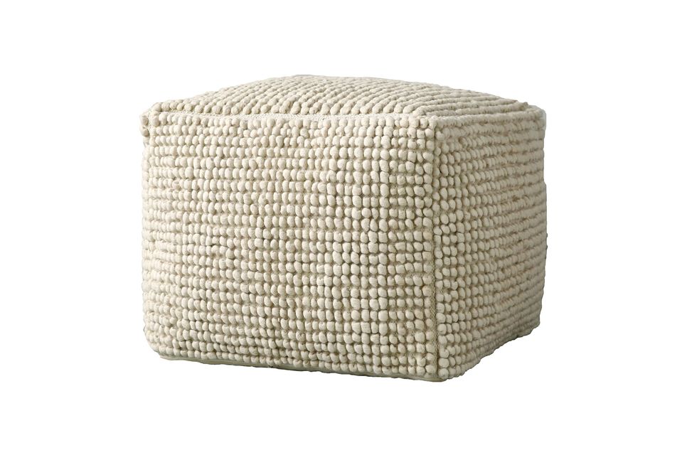 Pouf Rioms beige Bloomingville