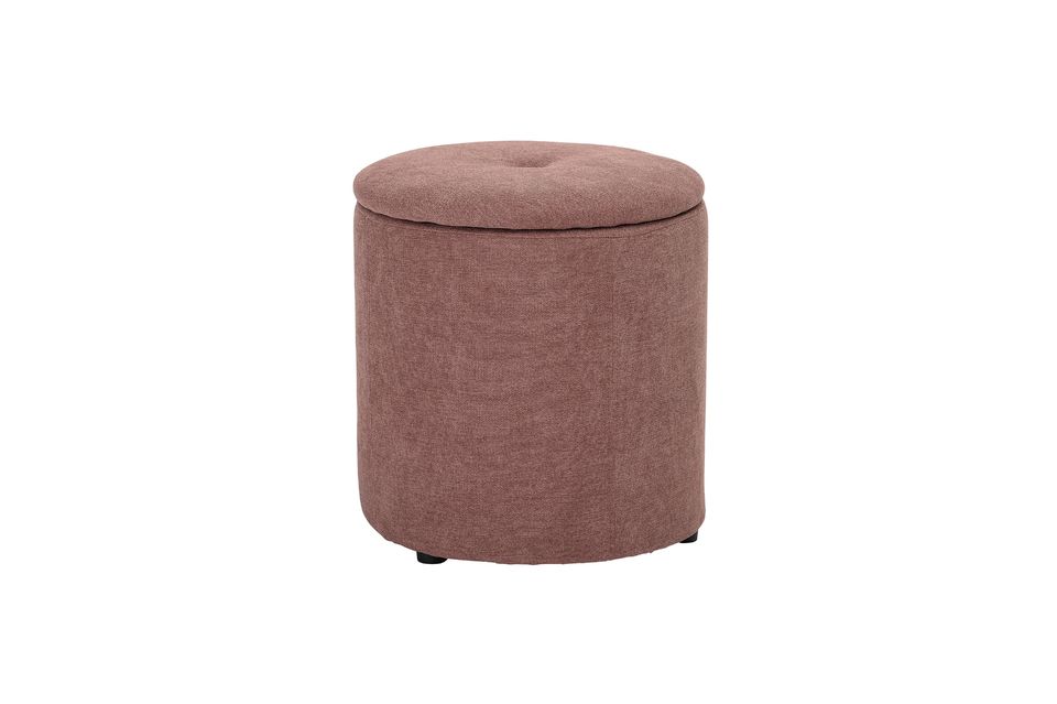 Ein glamouröser und raffinierter Look geht von diesem mit luxuriösem Samt bezogenen Varessia Pouf