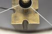 Miniaturansicht Quadratische Lampe aus goldenem Aluminium Rico 5