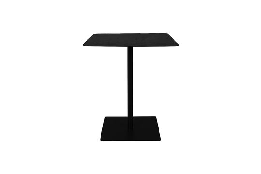 Quadratischer Theken-Tisch Braza in schwarz ohne jede Grenze