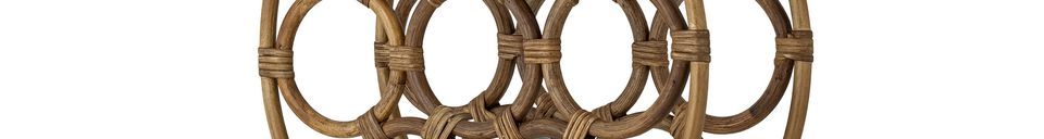Materialbeschreibung Rattan-Flaschenhalter Carlos