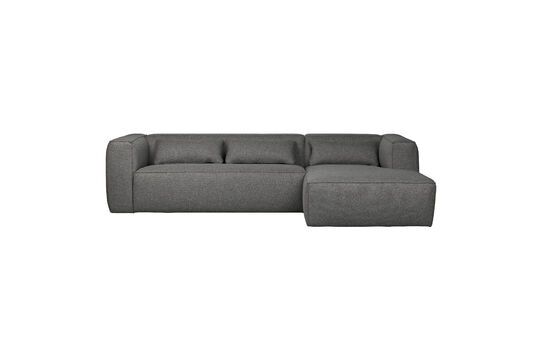 Rechtes Ecksofa mit Stoffbezug in Bean Grey ohne jede Grenze