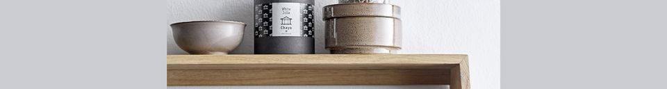 Materialbeschreibung Regal aus Eiche Carol