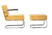 Miniaturansicht Ridge Rib Lounge Stuhl mit Armlehne gelb 2