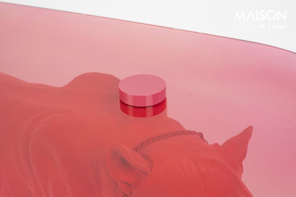 Rosa Couchtisch aus Harz Dope as Hell - 6