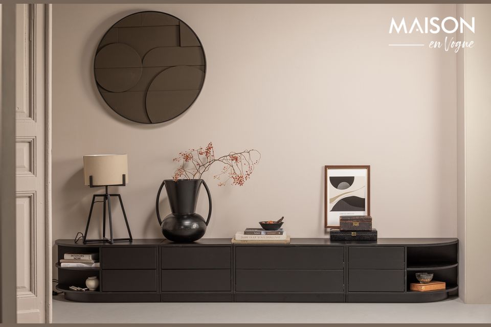 minimalistisches Kunstwerk braun Fiona, schlicht, modern und elegant.