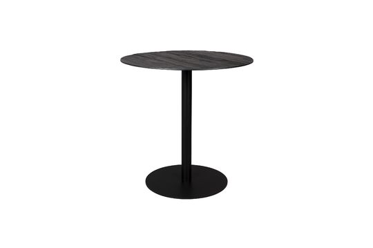 Runder Bistro-Tisch Braza in schwarz