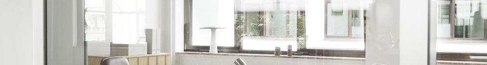 Materialbeschreibung Runder Esstisch aus heller Eiche Slice