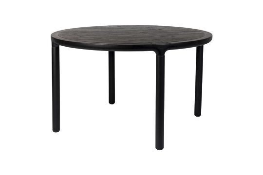 Runder Holztisch Storm schwarz D128