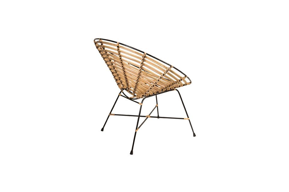 Runder Rattan-Stuhl Kubu - 9