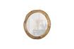 Miniaturansicht Runder Spiegel aus Mangoholz beige Rion 4