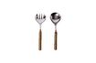 Miniaturansicht Salatbesteckset mit Messinggriff Auterive 2
