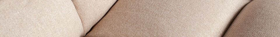 Materialbeschreibung Sandfarbener Sessel Pepper