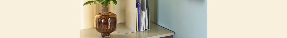 Materialbeschreibung Schreibtisch-Organizer aus Metall in Grau File