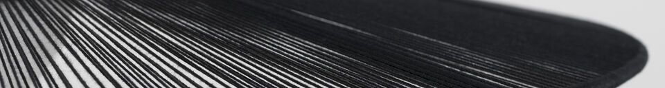 Materialbeschreibung Schwarze Hängelampe aus Eisen Belle Pendant