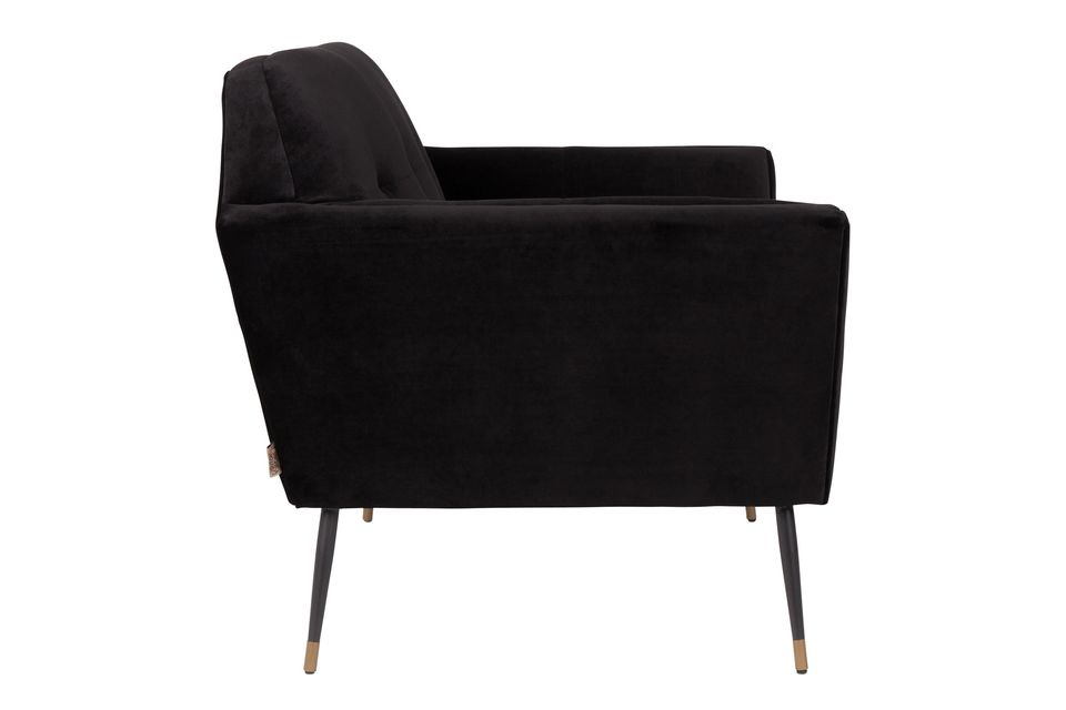 Schwarze Kate Lounge-Stuhl - 6
