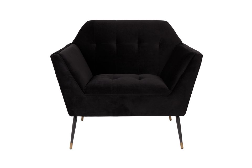 Schwarze Kate Lounge-Stuhl - 7