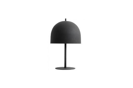 Schwarze Metall-Tischlampe Glow