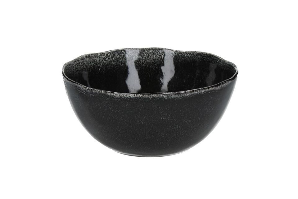 Schwarze Salatschüssel Porcelino Experience Pomax