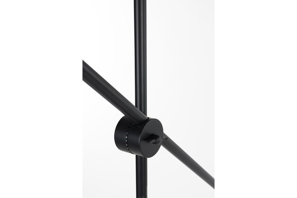 Schwarze Stehlampe aus Eisen Belle - 8