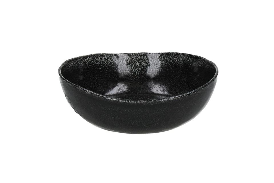 Schwarze Suppenschüssel Porcelino Experience Pomax