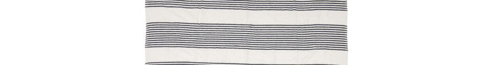 Materialbeschreibung Schwarze Tagesdecke Rodemack