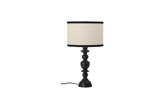 Schwarze Tischlampe Sela