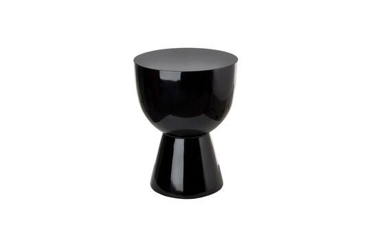 Schwarzer Beistelltisch aus Polyester Tam Tam