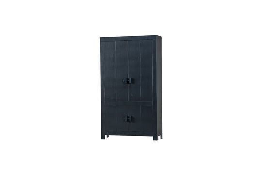 Schwarzer Holzschrank Benson