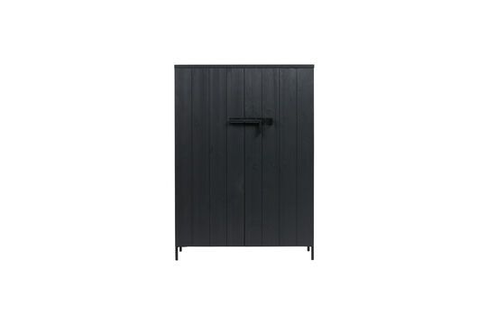 Schwarzer Holzschrank Bruut