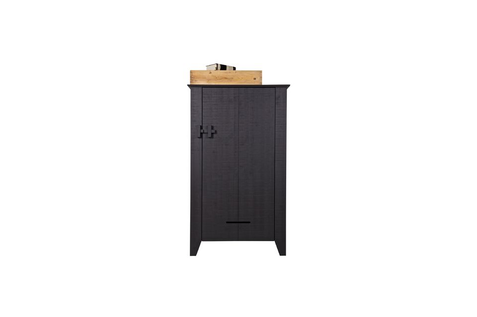 Schwarzer Woood 142cm Maison Holzschrank en - Vogue | Gijs