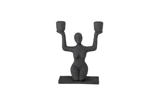 Schwarzer Kerzenhalter Lucie