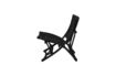 Miniaturansicht Schwarzer Lounge-Stuhl aus Rattan Baz 5
