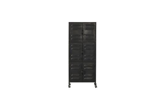 Schwarzer Metallschrank Boaz