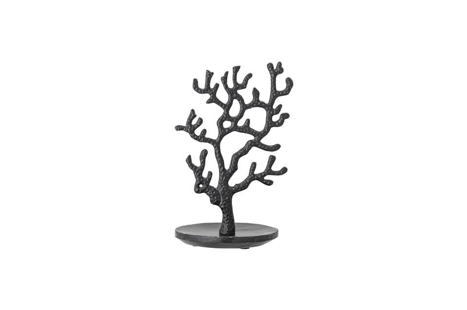 Schwarzer Schmuckhalter aus Aluminium Heza Bloomingville