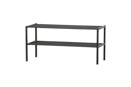 Schwarzes Metallregal Ferro