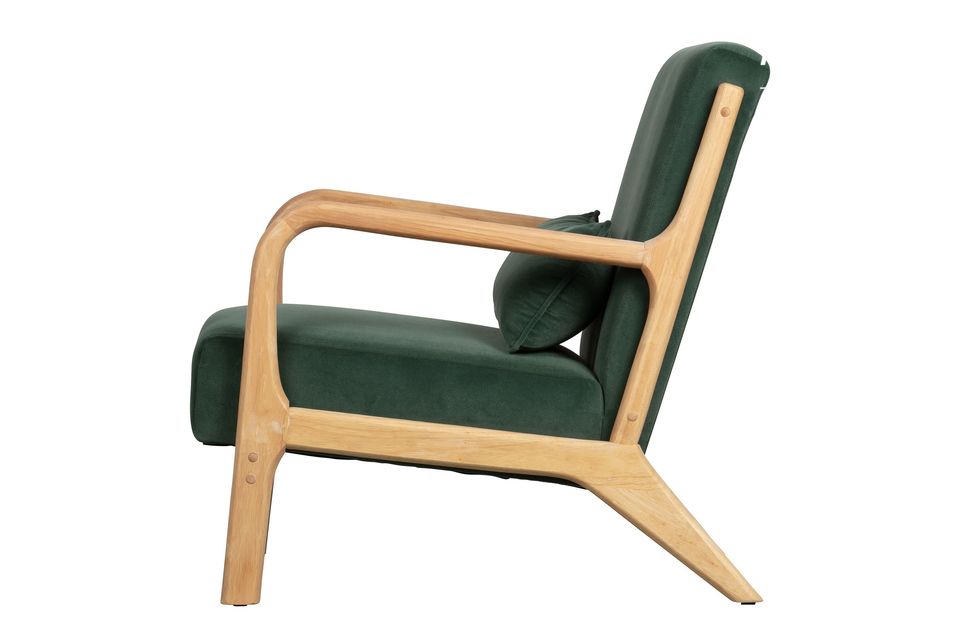 Sessel aus grünem Samt Mark - 3