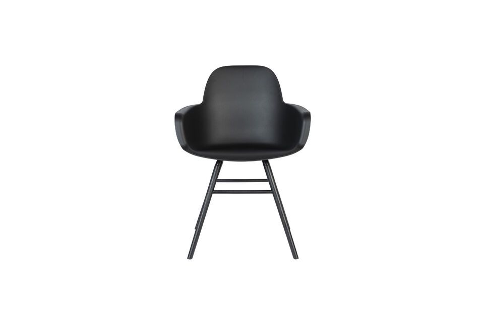 Das aus hochwertigem Kunststoff gefertigte Stück zeichnet sich durch sein modernes Design und