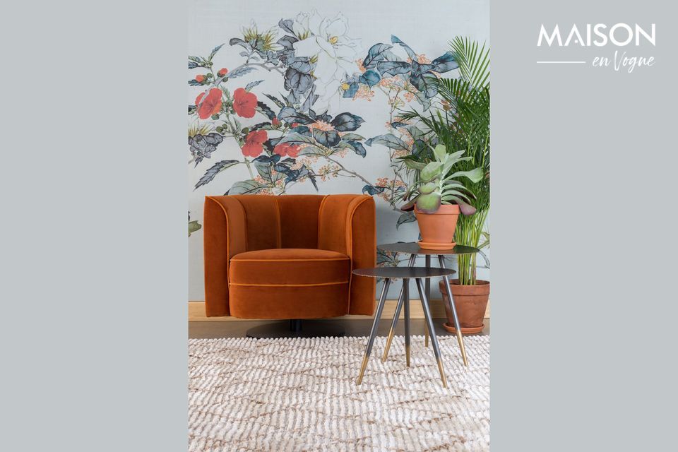 Sessel Fleur orange DutchBone