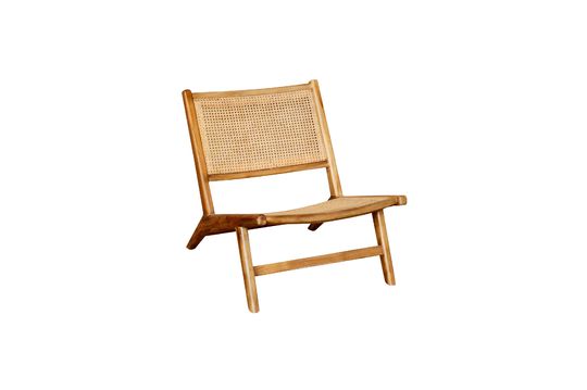 Sessel mit Sitz und Rückenlehne aus Korbgeflecht Husson