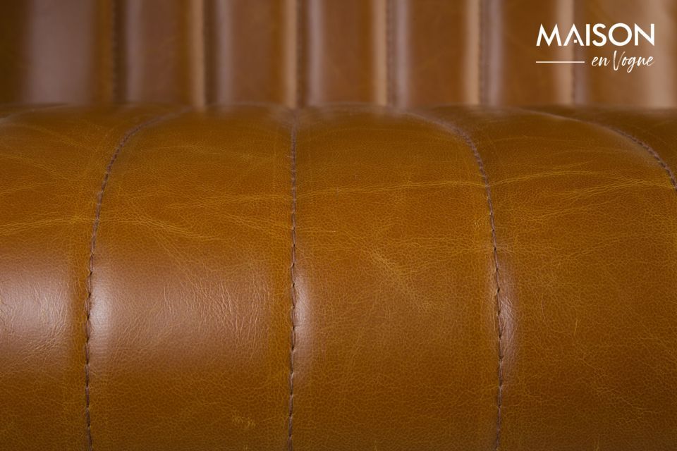 Sessel Stitched in Cognac - 12